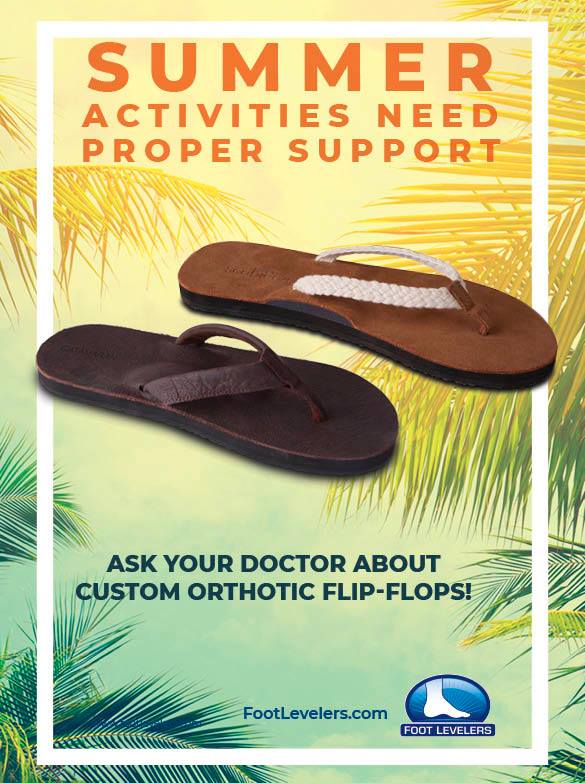 foot levelers flip flops