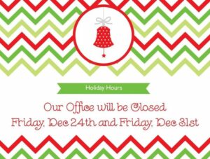 Christmas and New Year's Eve Hours