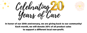 Celebrating 20 years of care